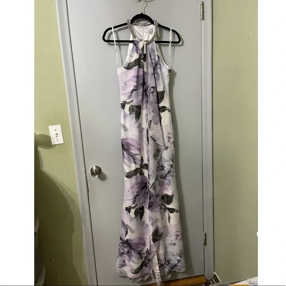 easy jersey dress Women's Made to Move Periwinkle Blue Jersey Knit Sleeveless Maxi Dress | Size: S main image 1